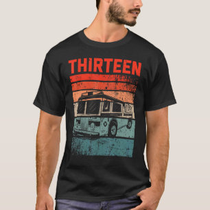 13 Year Old 13th Birthday Boy Firefighter Fire Tr T-Shirt