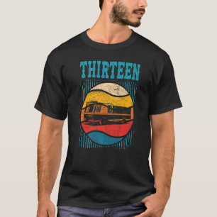 13 Year Old 13th Birthday Boy Firefighter Fire Tru T-Shirt