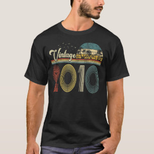 13 Year Old Born In 2010 Vintage 13th Birthday Bo T-Shirt