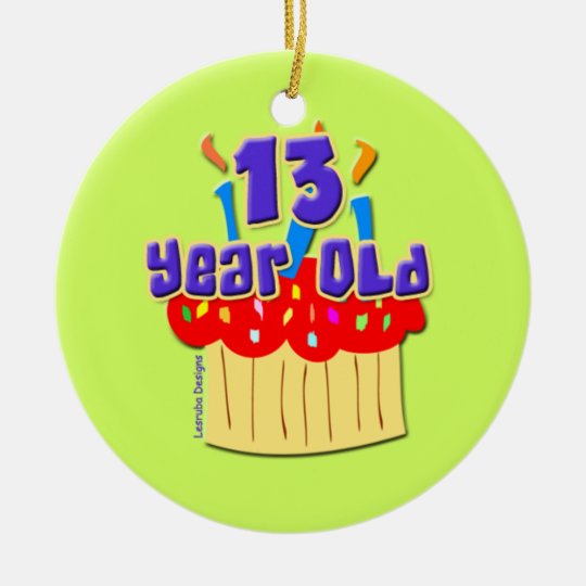 13 Year Old Christmas Ornament  Zazzle.co.uk