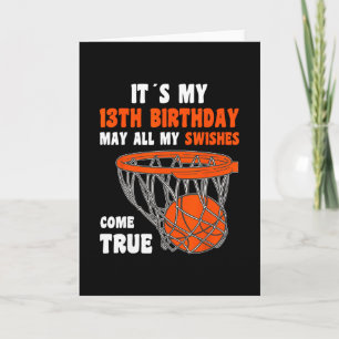 13 Year Old Happy 13th Birthday Sketll 13th Birthd Card