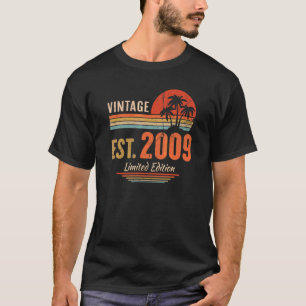 13 Year Old  Vintage 2009  13th Birthday T-Shirt