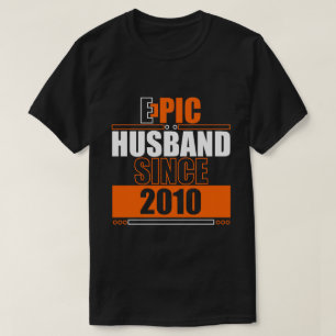 13 Year Wedding Anniversary for Him Epic Husband  T-Shirt