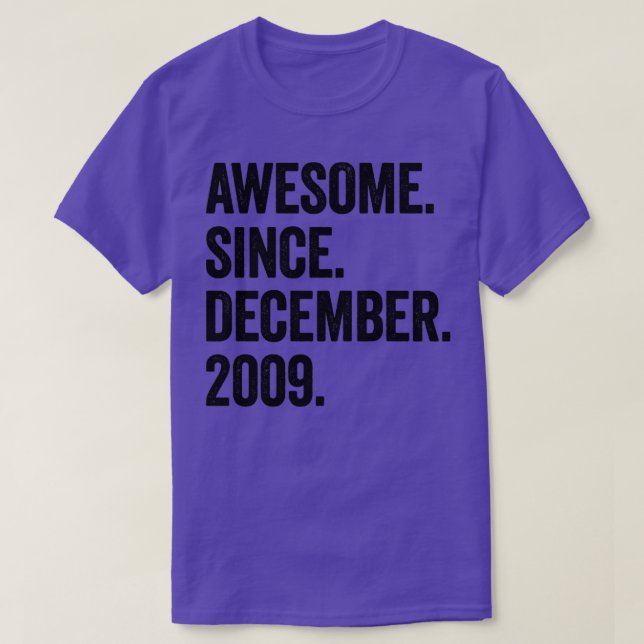 13 Years Old December 2009 13th Birthday2 T-Shirt (Design Front)