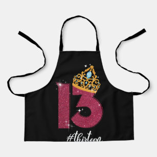 13 Years Old Official Teenager 13th Birthday Gift Apron