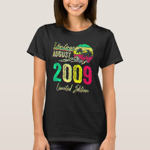 13 Yr Old Vintage August 2009  13th Birthday T-Shirt