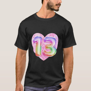 13Th Balloon K He Daughter Py Family T-Shirt