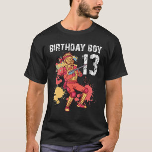 13th Birthday 13 Years Old Paintball Birthday Boy T-Shirt