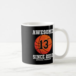 13th Birthday Basketball Fan 13 Years Old Official Coffee Mug