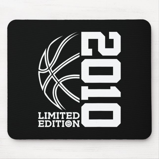 13th Birthday Basketball Limited Edition 2010  Mouse Mat (Front)