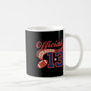 13th Birthday Boy Official Teenager 13 Yrs Old Foo Coffee Mug