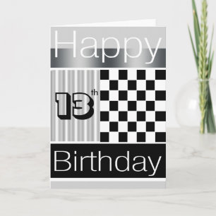 13th Birthday Card