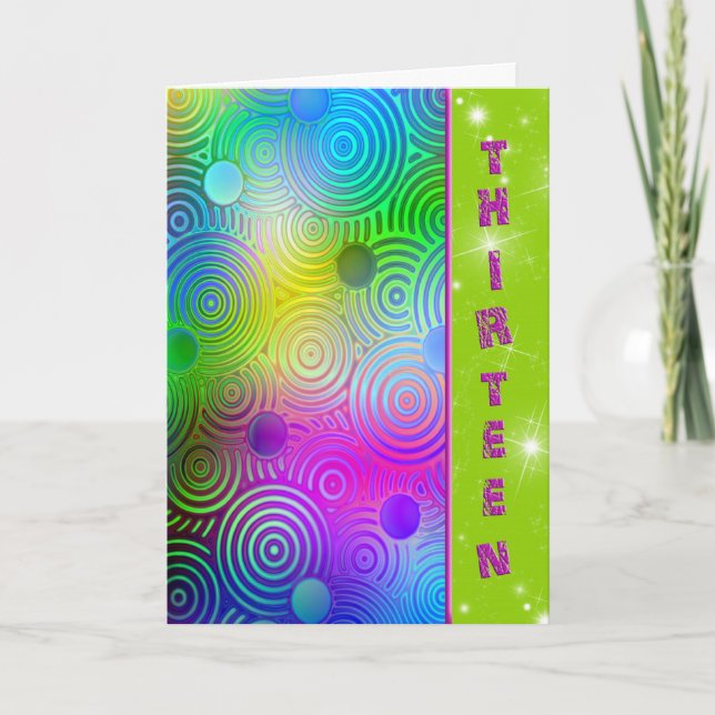 13th Birthday Card (Front)