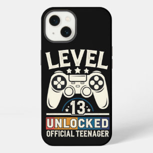 13th Birthday Gift Boys Level 13 Unlocked Official iPhone 13 Case