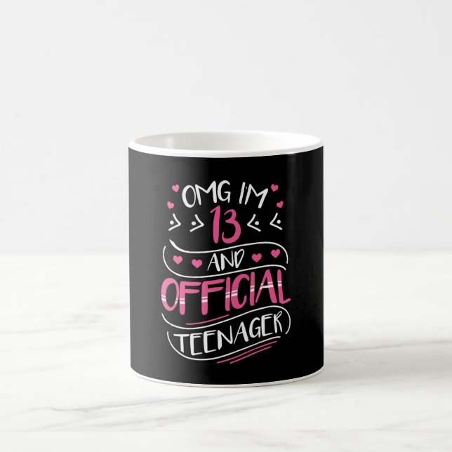 13th Birthday Girl Official Teenager Coffee Mug (Center)