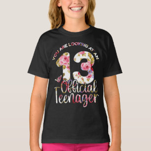 13th Birthday Girls 13 Years Teen Teenager T-Shirt