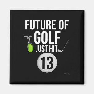 13th Birthday Golf T Shirt 13 Year Old Birthday Gi Magnet