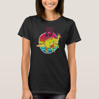 13th Birthday I Parasaurolophus I Family Matching T-Shirt