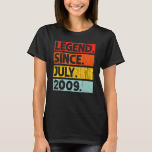 13th Birthday  Legend Since July 2009 13 Years Old T-Shirt