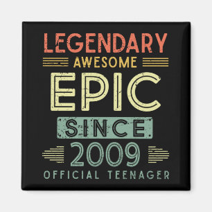13th Birthday Legendary 2009 Official Teenager Magnet