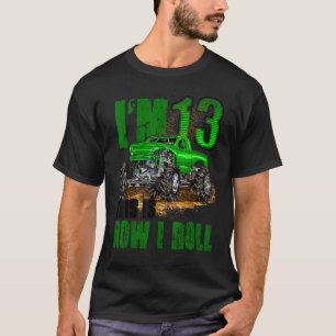 13th Birthday Monster Truck For Boys & Girls 13 Ye T-Shirt