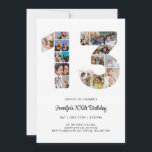 13th Birthday Number 13 Custom Photo Collage Invitation<br><div class="desc">Mark thirteen years of wonderful memories and adventures with this captivating 13th Birthday Number Photo Collage. This customisable template is the perfect blend of creativity and sentiment, allowing you to create a truly memorable gift for your loved one's special day. Capture the essence of incredible years in a single masterpiece...</div>