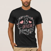 13th Birthday Official Teenager 13 Years Old Girl