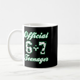 13th Birthday Official Teenager Funny Soccer 6+7 M Coffee Mug