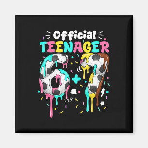 13th Birthday Official Teenager Six Seven 6+7 Boys Magnet