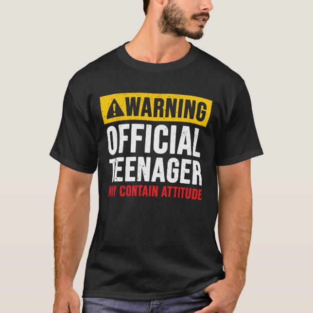 13th Birthday Official Teenager T-Shirt (Front)