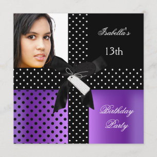 13th Birthday Party teenager girls Invitation