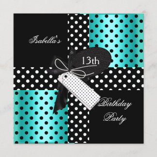 13th Birthday Party teenager girls Invitation