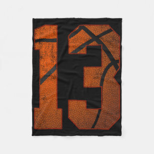 13th Birthday Party Thirteen 13 Year Old Bysketbyl Fleece Blanket