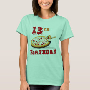 13th Birthday Pizza Party T-Shirt