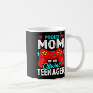 13th Birthday Proud Mom Official Teenager Video Ga Coffee Mug