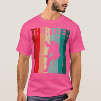 13Th Birthday Rock Climbing 13 Years Old Climber T-Shirt