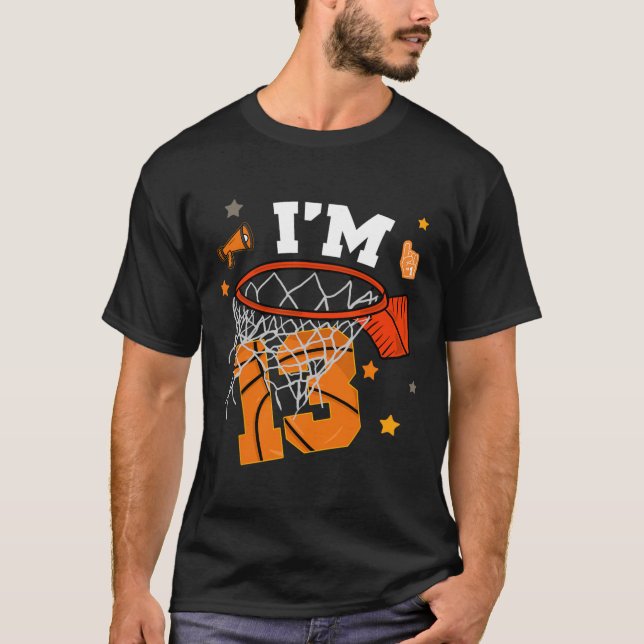 13th Birthday Sketll Boy 13 Yr Old Thirteen Years  T-Shirt (Front)