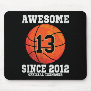 13th Birthday Sketll Fan 13 Years Old Official Tee Mouse Mat