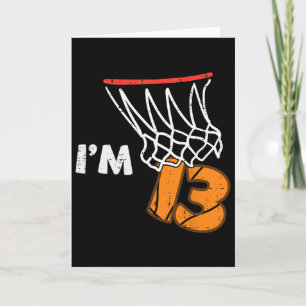 13th Birthday Sketll Im 13 Thirteen Year Old Bday  Card