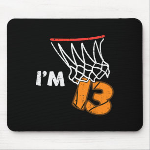 13th Birthday Sketll Im 13 Thirteen Year Old Bday Mouse Mat