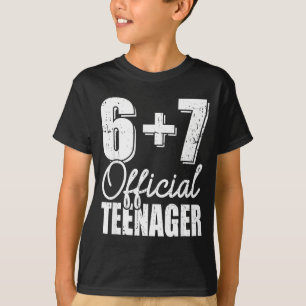 13th birthday teenager six seven meme 67 birthday T-Shirt