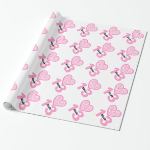 13th Birthday ZEBRA 13 Year Old GIRL Name V16 Wrapping Paper