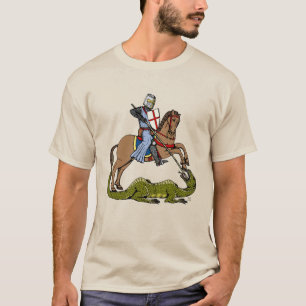 13th Century Saint George and the Dragon T-Shirt