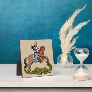 13th Century Saint George Plaque