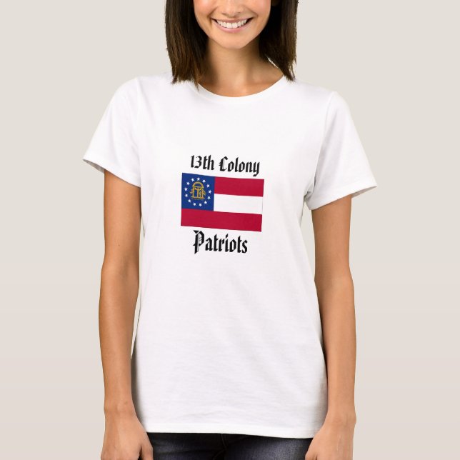 13th Colony Patriots - Womens fitted T-Shirt (Front)