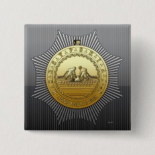 13th Degree: Master of the Ninth Arch 15 Cm Square Badge