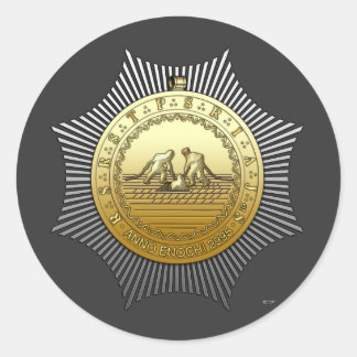 13th Degree: Master of the Ninth Arch Classic Round Sticker
