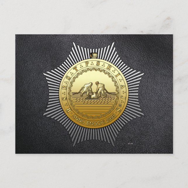 13th Degree: Master of the Ninth Arch Postcard (Front)