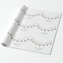 13th lace wedding anniversary bunting