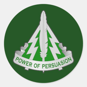 13th Psychological Operations Bn DUI Classic Round Sticker
